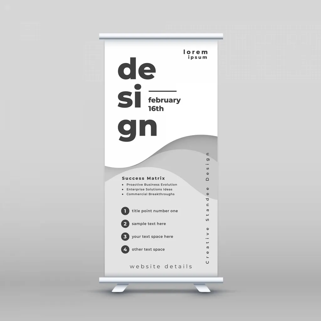 Fabrication de roll-up et kakémonos personnalisés pour vos événements au Havre