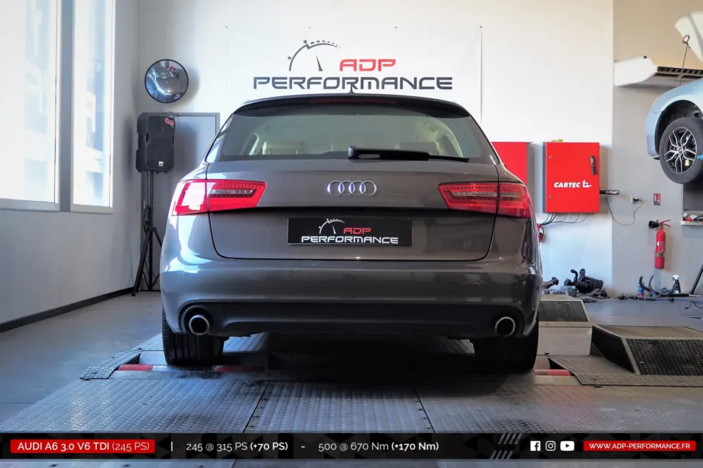 Reprogrammation moteur Stage 2 Avignon - Audi A6 3.0 V6 TDI 245cv- ADP Performance