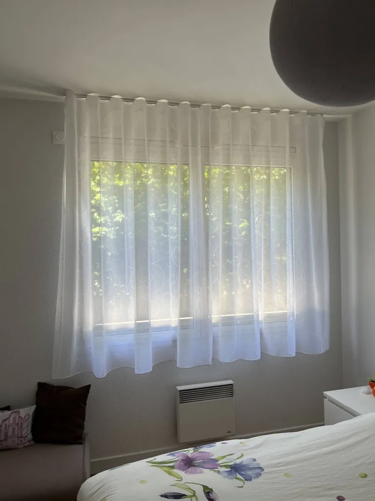 voilage Ado en tête wave réalisé sur mesure