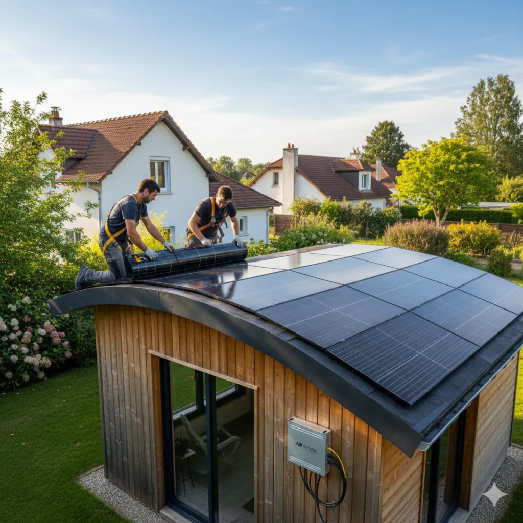 Prix d’installation panneau solaire flexible pour dépendance Mérignac 