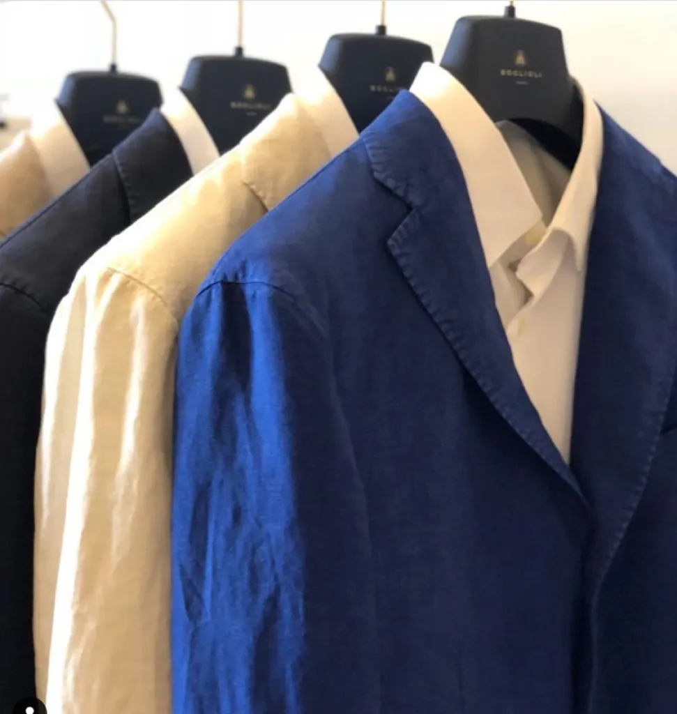 Les vestes en lin et chemises Boglioli le dressing idéal de l'homme élégant