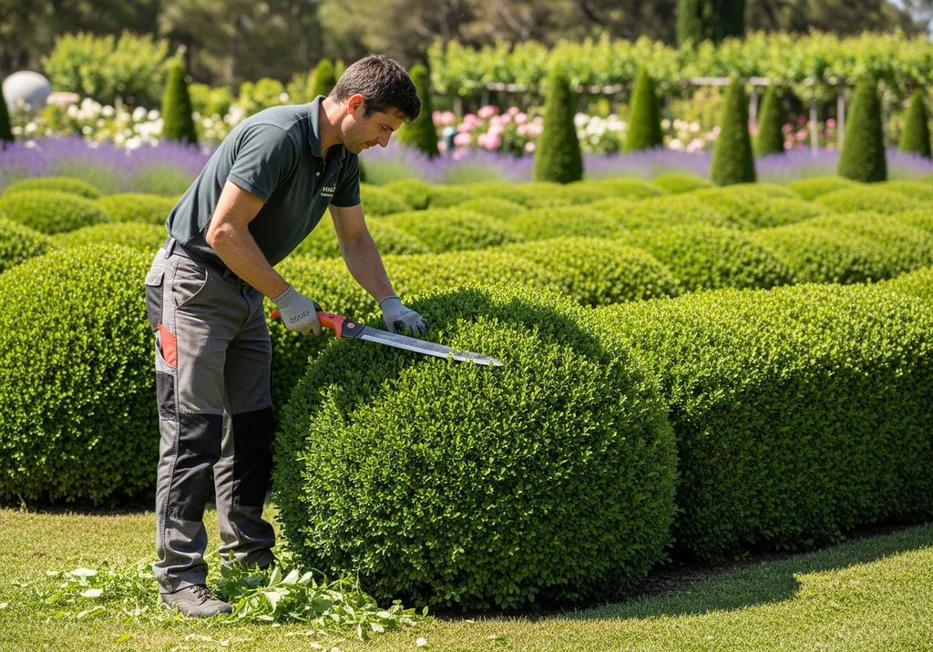 Taille de haies et arbustes avec finitions soignées et évacuation des déchets verts à Draguignan et environs