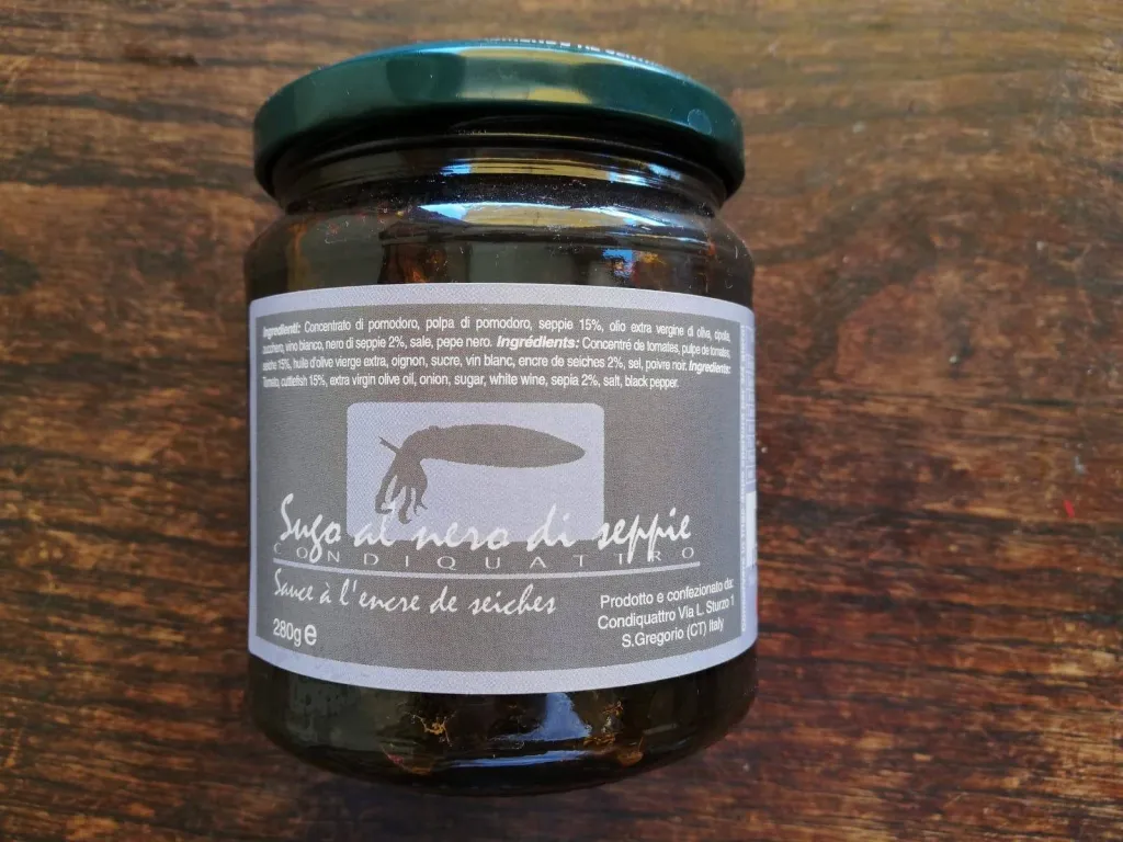 Nero di seppia, sauce pour pâtes à l'encre de seiche