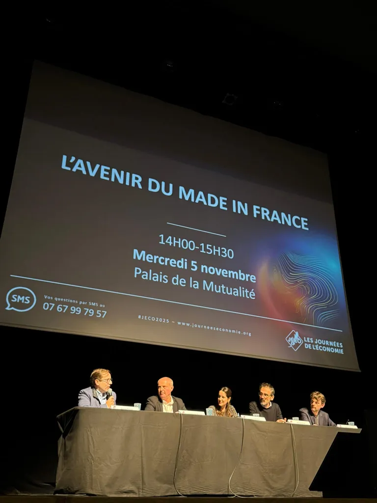 Damien Parisien intervient aux premières Journées de l’Économie - les JECO - à Lyon, sur l’avenir du Made in France