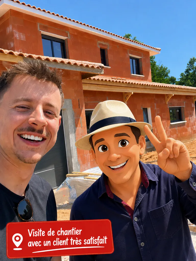 Visite de chantier Maisons HERAUD