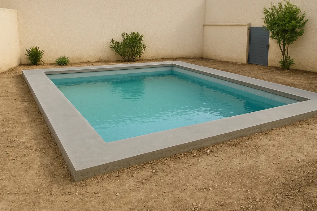 Réalisation d'un Aménagement complet du contour de piscine à Castelnau le Lez près de Montpellier dans L'Hérault