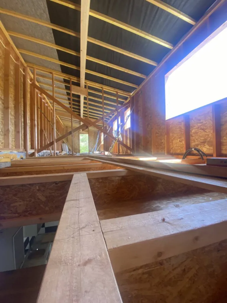 Etage en ossature bois à Sanary