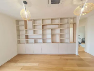 bibliothèque blanche et bois blagnac