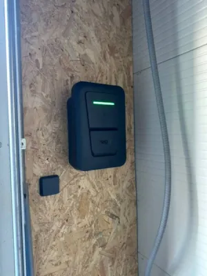 installation d'une borne de recharge  pour véhicule électrique