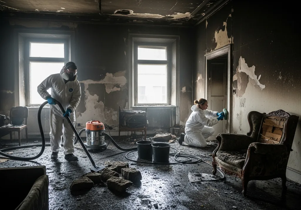 Remise en état et nettoyage après incendie ou inondation à Colmar, Mulhouse et dans le Haut-Rhin