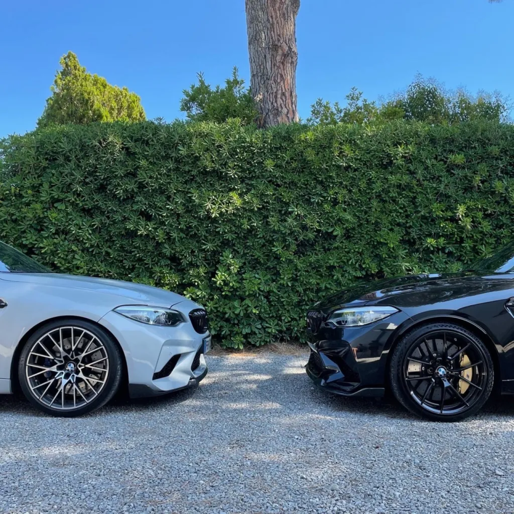 Protection carrosserie BMW M2 CS neuve traitement céramique et film de protection à Monaco près de Nice.
