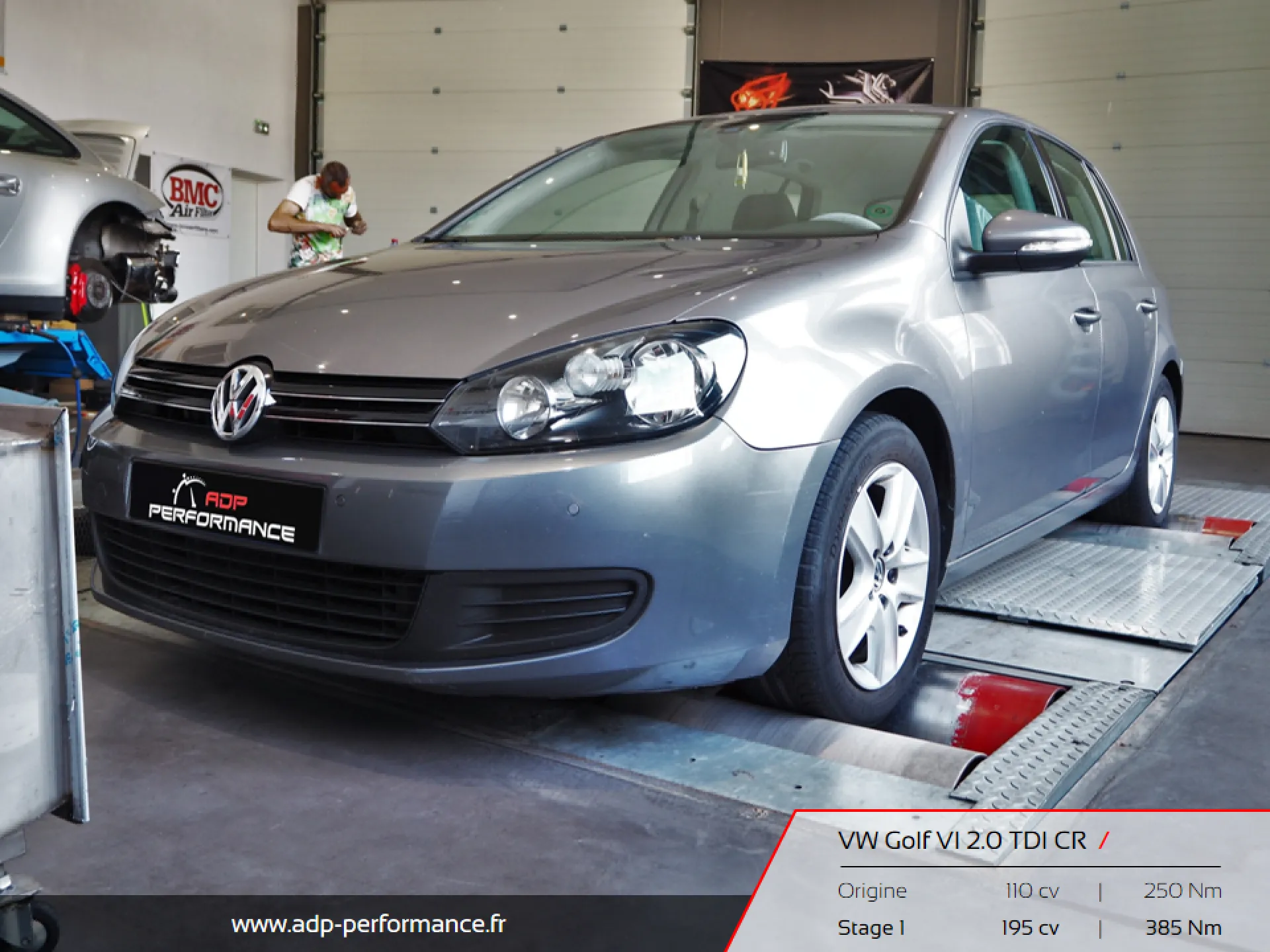 Reprogrammation moteur Salon de Provence - VW Golf 6 2.0 TDI CR 110 - ADP Performance