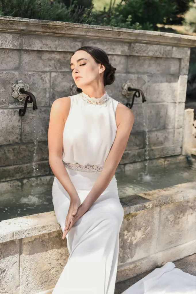 Robe de mariée BEL22501  Collection Eglantine Marseille vers Toulon