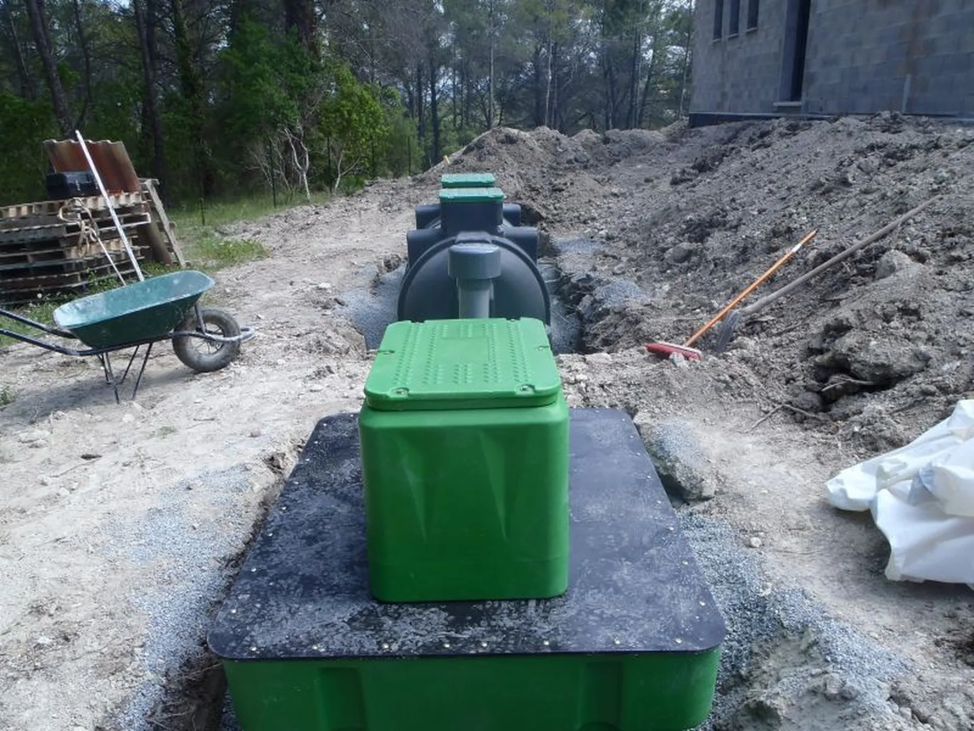 fosse spetique et bac zeofiltre