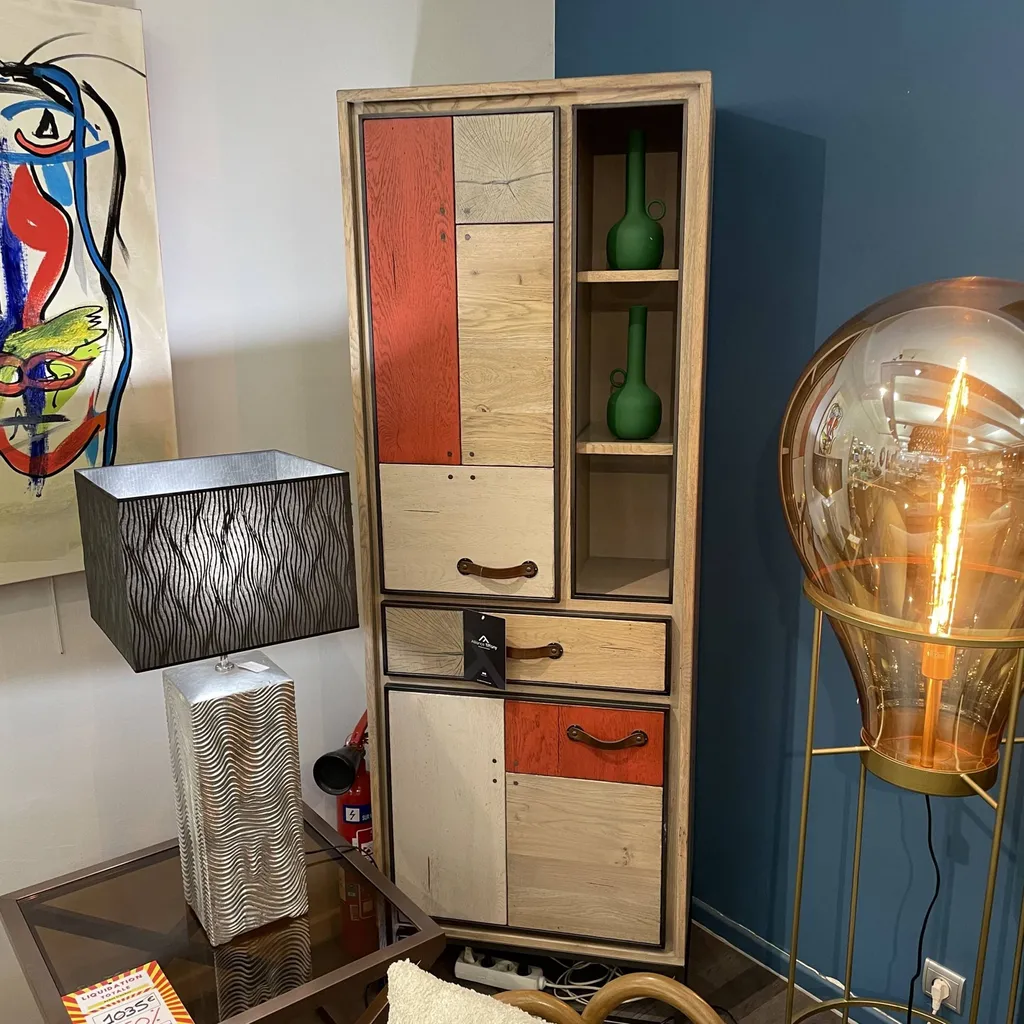 Colone 2 portes en bois