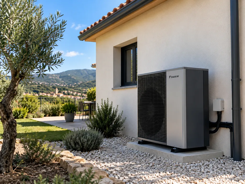 Installation d’une pompe à chaleur air/eau avec eau chaude sanitaire intégrée à Brignoles dans le Var