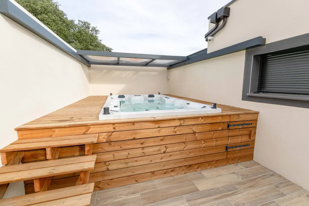 Spa Americain 9 places, 134 jets: modèle Aquila 9