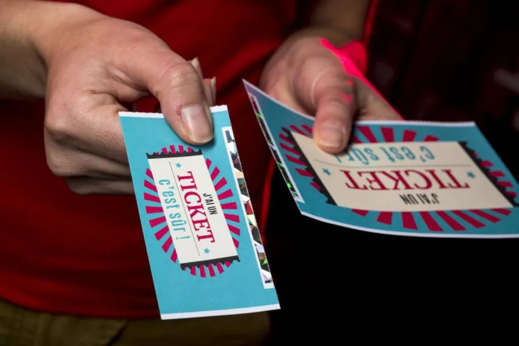 Création graphique et impression de ticket sécurisé pour concert, spectacle, séminaire, salon, personnalisé Marseille