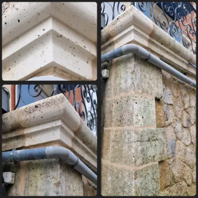 Changement de pierre d'un mur ou d'une ouverture d'un bâtiment à Arcachon