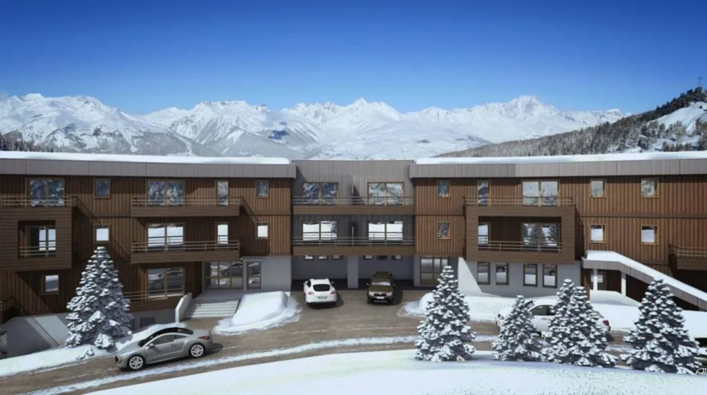 Plagne centre au pied des pistes appartement T3 en copropriété classique