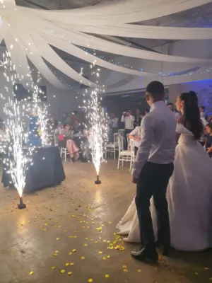 Jets de scène arrivée de gâteau Mariage en Gironde