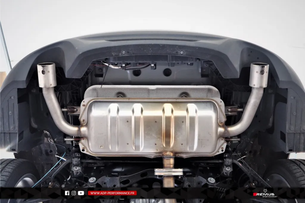 Ligne d'échappement (silencieux) Remus Aix en Provence - Fiat 124 Spider - ADP Performance