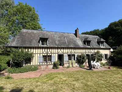 Longère pleine de charme et viable de plain pied à vendre à Saint-Arnoult - Axe Caudebec-en-Caux / Notre-Dame-de-Gravenchon