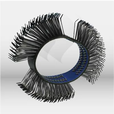 Brosse courbée inox 23mm pour brosseuse pneumatique 4B Distrib, accessoire detailing décapage tapis moquettes sièges et tissus automobiles – disponible à Mont-de-Marsan, Landes (40), Nouvelle-Aquitaine et toute la France