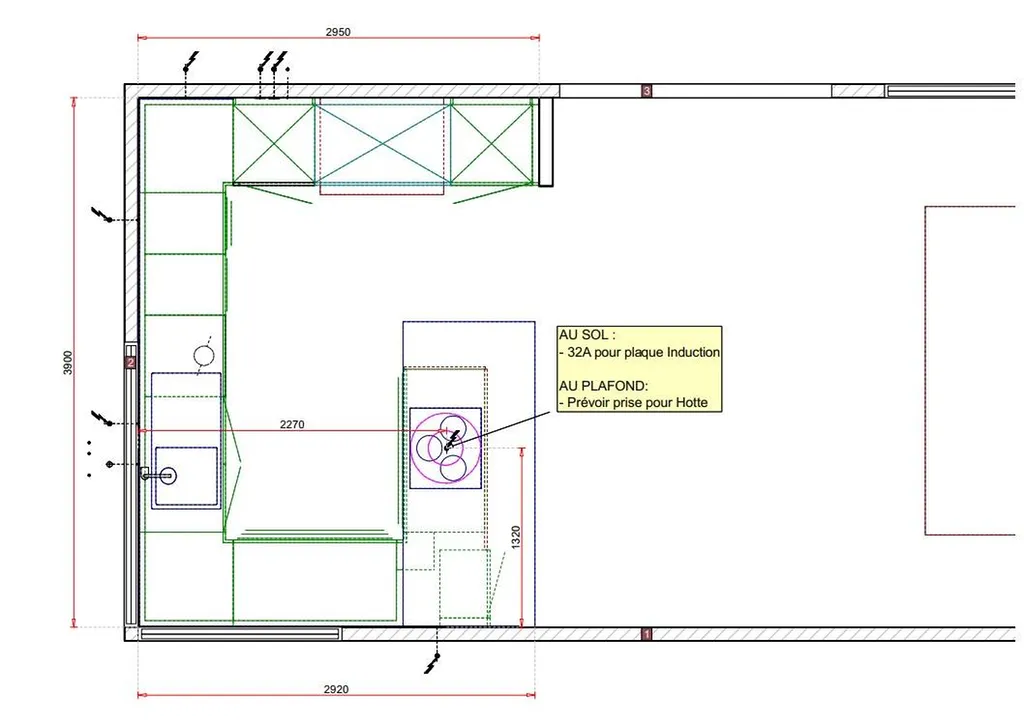 8 - Plans techniques de votre cuisine