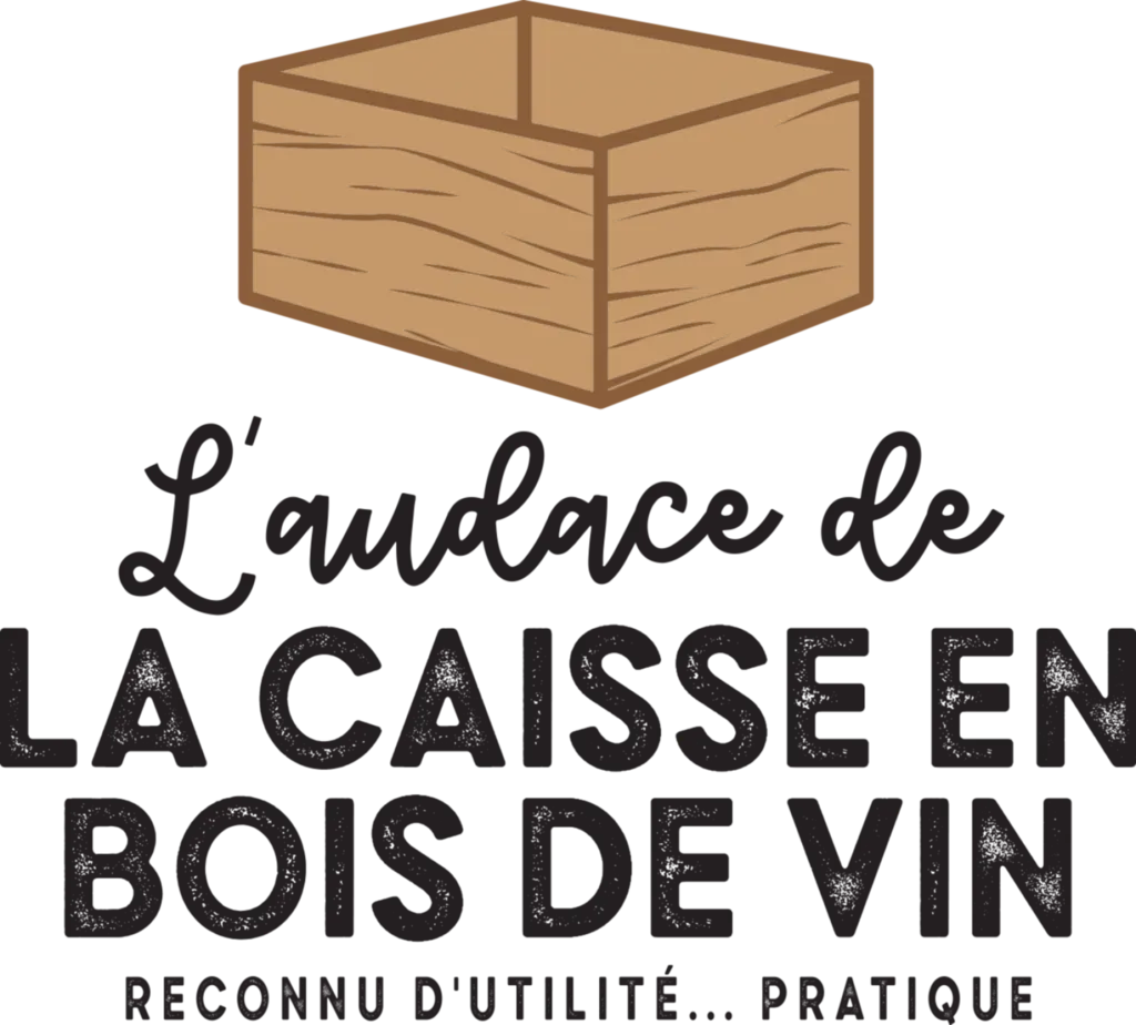Caisse en bois de vin Plaisance du Touch L'audace de la caisse en bois de vin