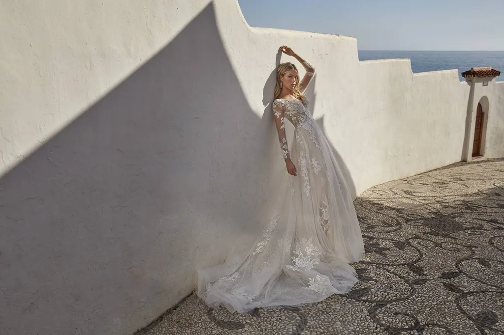 Robe de mariée manches longues Plan de Campagne