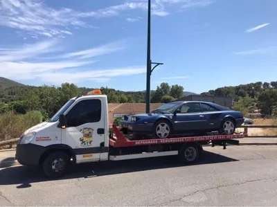 Transport et remorquage de Ferrari 355 en panne entre Marseille et le garage des Termes 