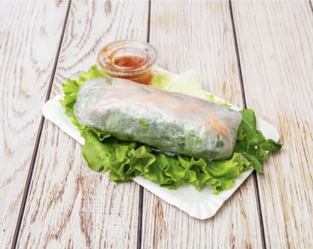 Rouleaux de printemps frais et fais maison à Aix-en-Provence cuisine vietnamienne de chez Chifoumi