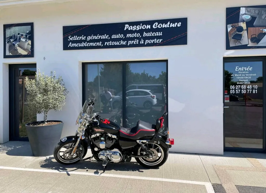 Personnalisation d'une selle de moto sur Bordeaux