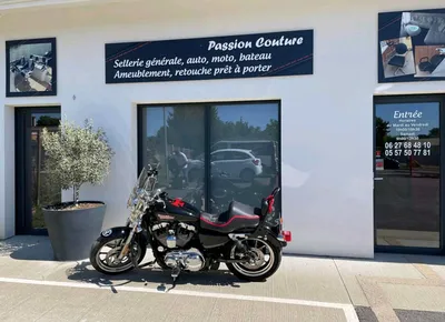 Personnalisation d'une selle de moto sur Bordeaux