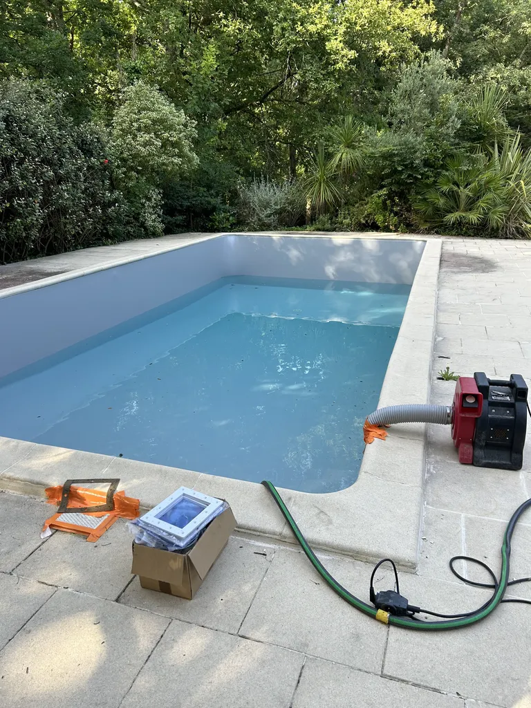 changement liner pour piscine à Andernos, Bassin d'Arcachon