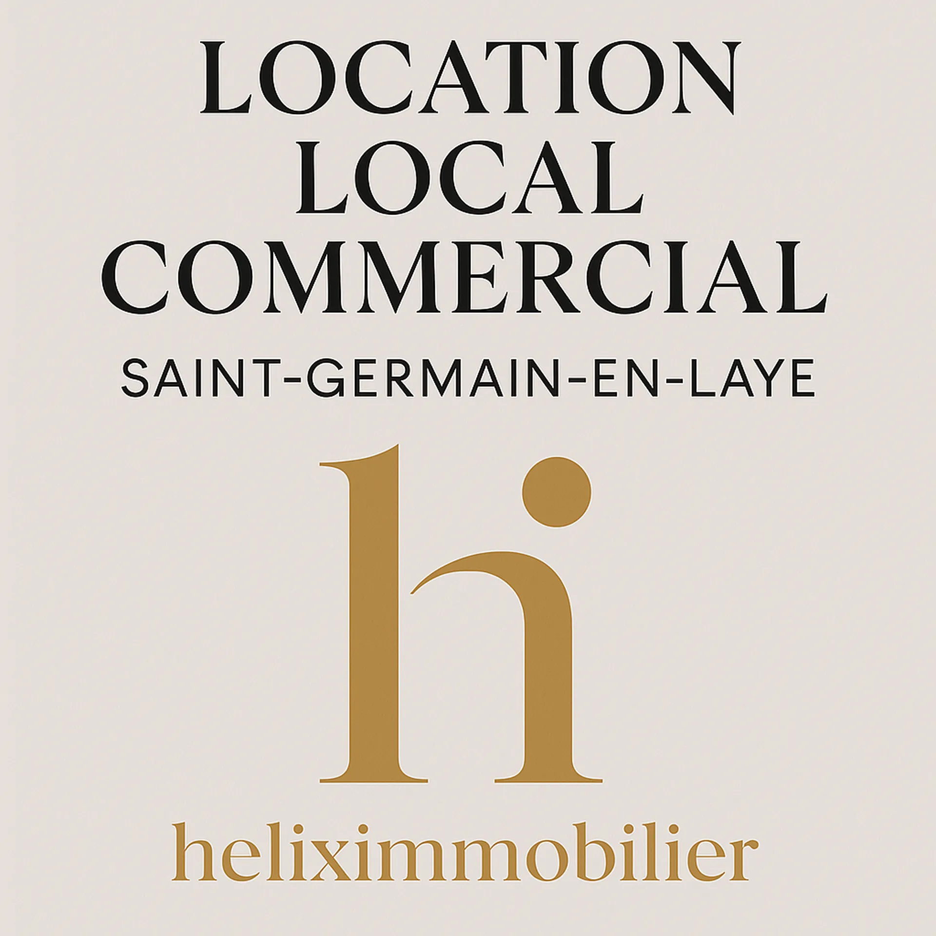 Local commercial st germain en laye