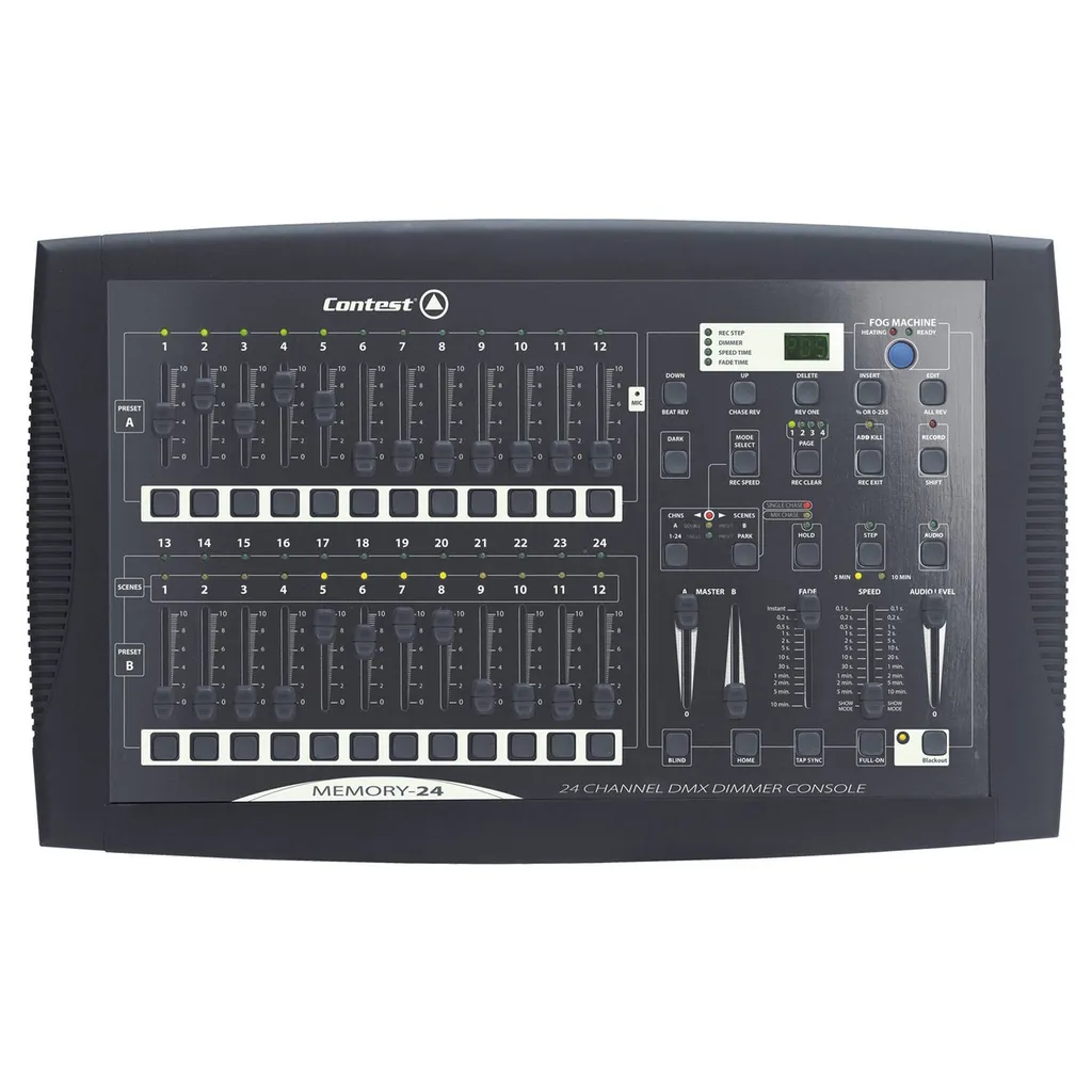 LOCATION CONSOLE DMX 24 CANAUX CONTEST MEMORY 24