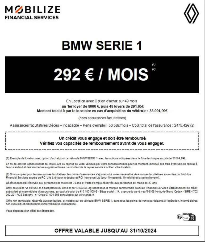 BMW SERIE 1 118i 136CH DKG7 M SPORT OCCASION A PLAISANCE DU TOUCH PRES DE TOULOUSE EN OCCITANIE