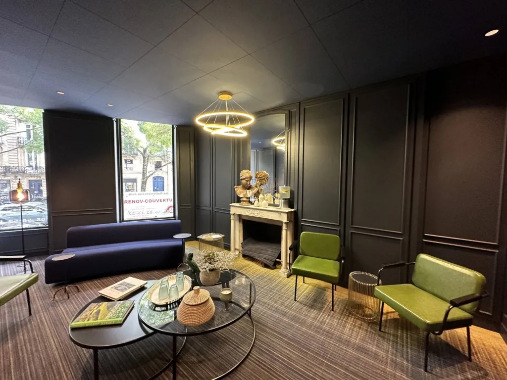 Agencement de l'espace d'accueil d'un SPA à Bordeaux (33)