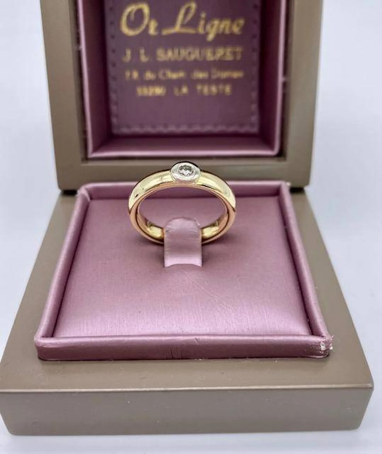 Bague solitaire diamant or 750/1000ème occasion Or Ligne Gujan Mestras Bassin d'Arcachon