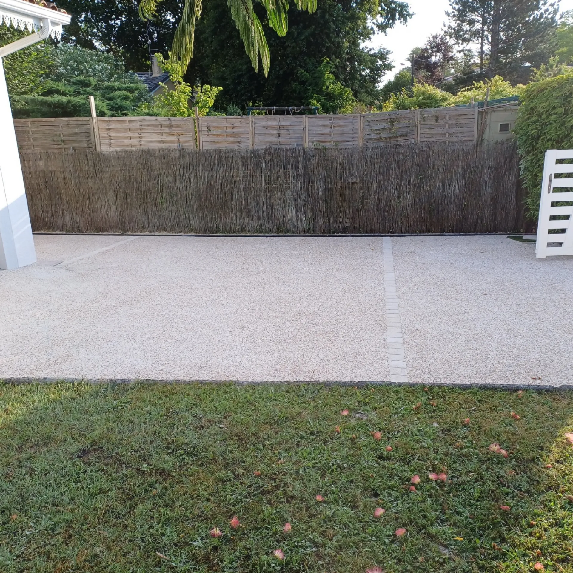 Préparation et coulage béton chez un particulier à Léognan