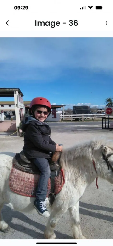 balade pour enfant en petit poney sur le Grau du Roi proche de L'espiguette
