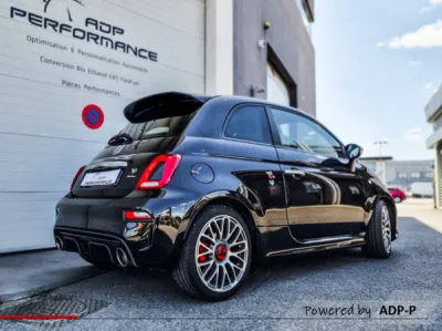 Montage échappement Slip-on Akrapovic Fiat 595  Abarth 1.4 Turbo | ADP PERFORMANCE Le Pontet 84230 Vaucluse