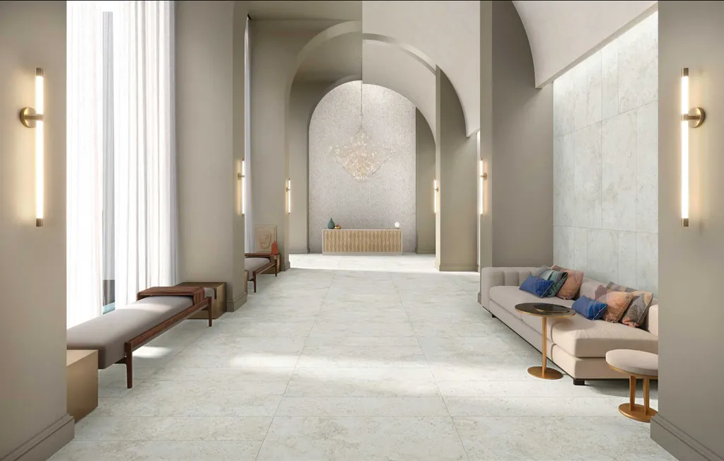 GRES CERAME EFFET PIERRE – USINE POLIS - GAMME STRADE ROMANE APPLA