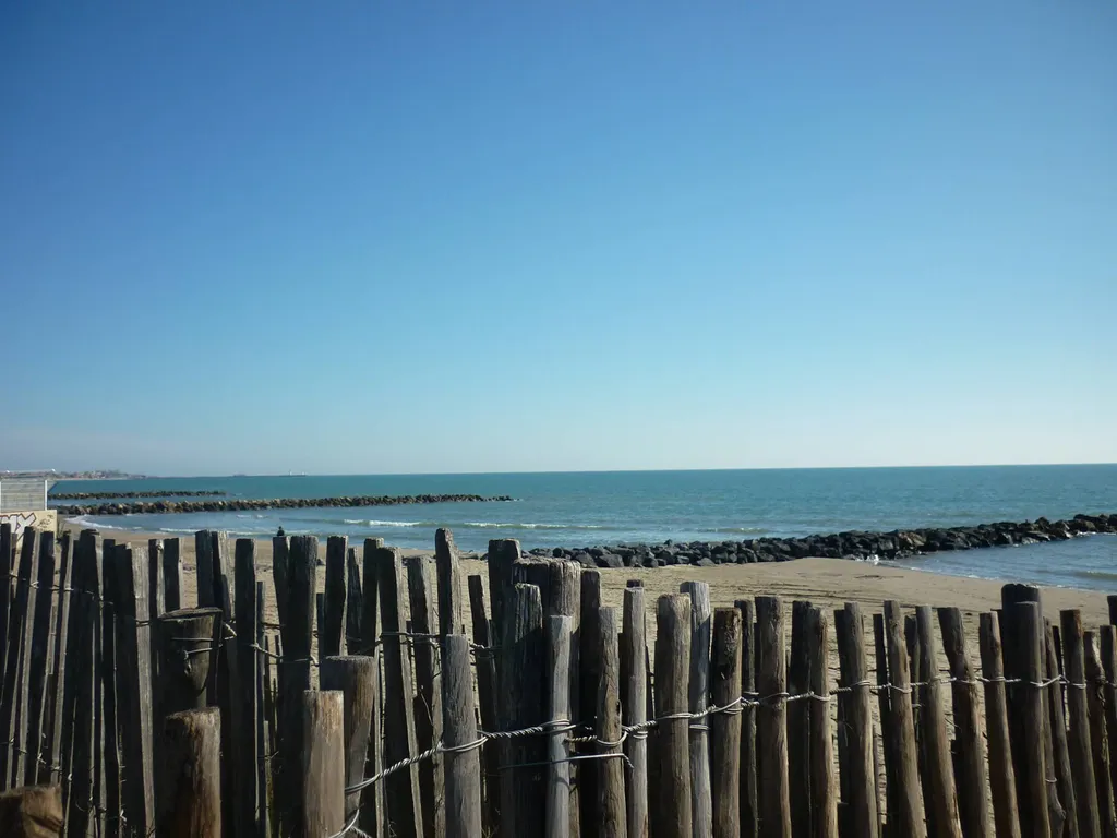 Mer de Vias-Plage proche du Cap d'Agde