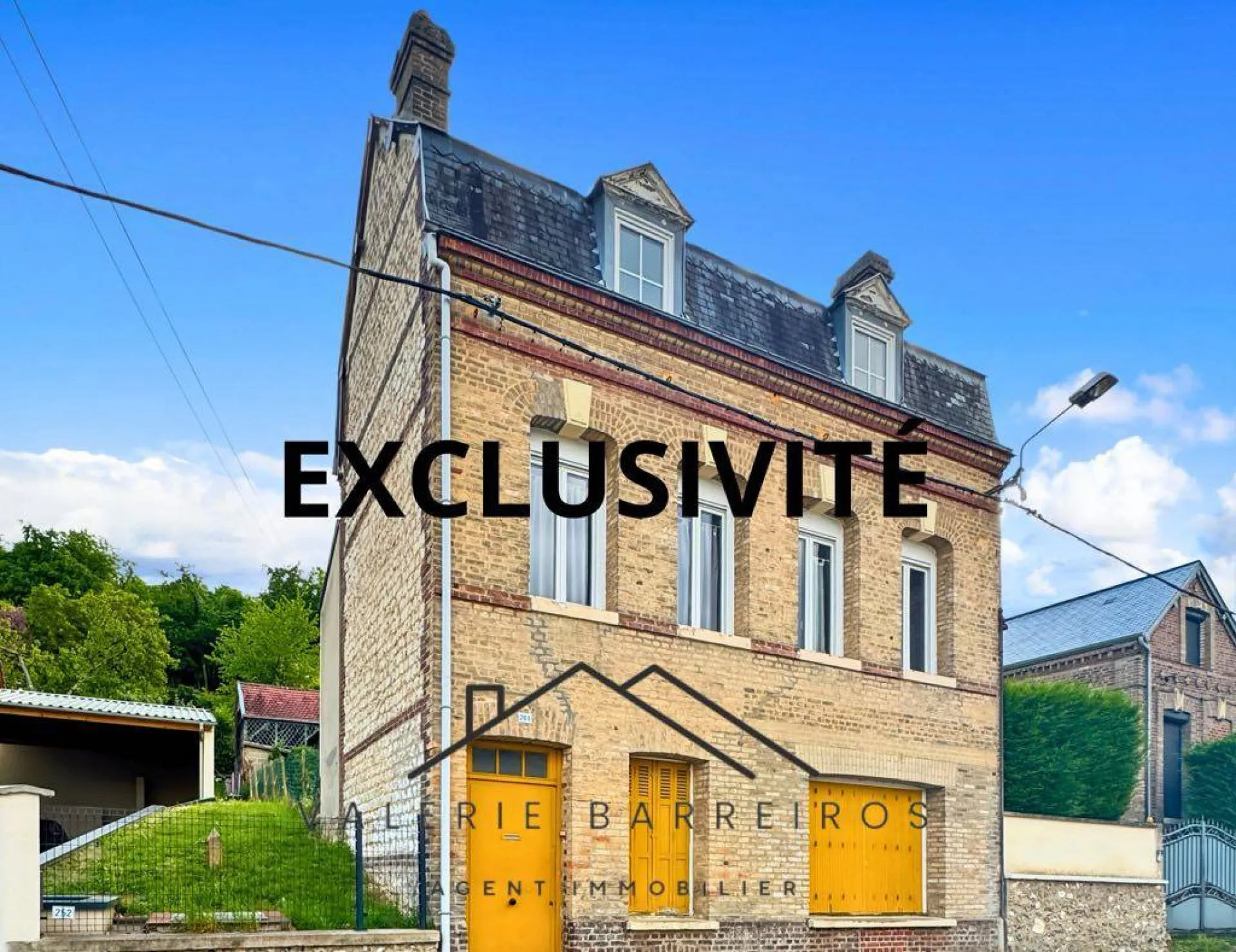 A vendre sur la commune de CAUDEBEC LES ELBEUF maison de 67 m² édifiée sur 278 m² de terrain