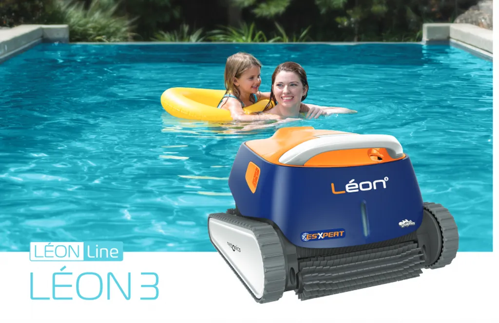 Piscine connectée : robot Léon 3 alliance piscines 83 LA CRAU