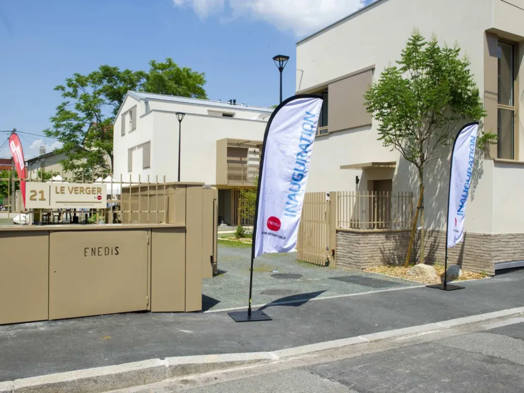 reportage photographique pour l'inauguration de la résidence “Le Verger