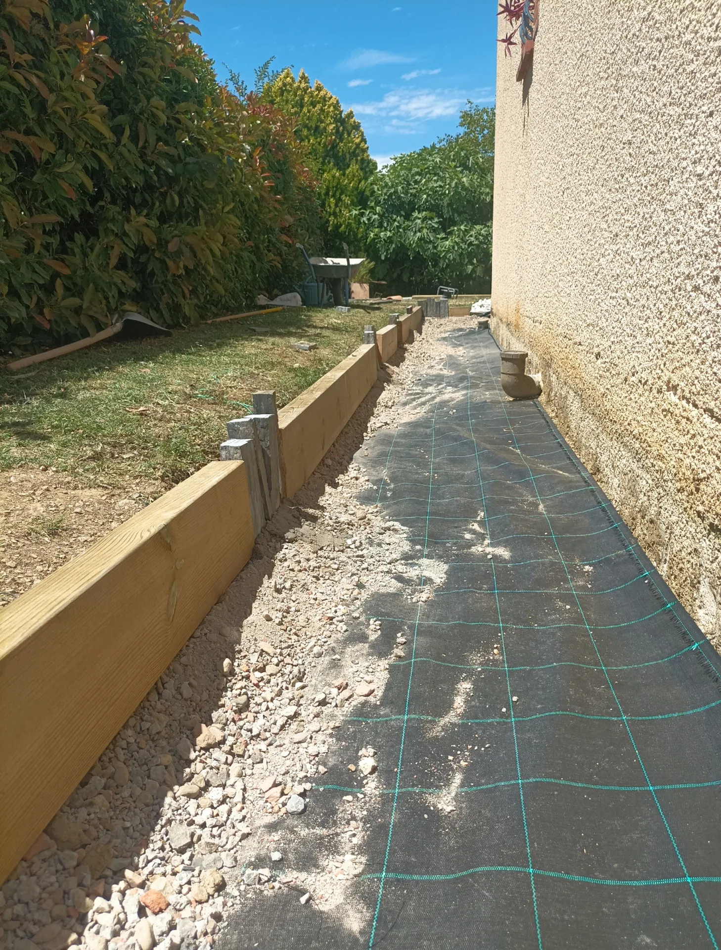 Aménagement d’allées, chemins et entrées de jardin à Muret et Toulouse